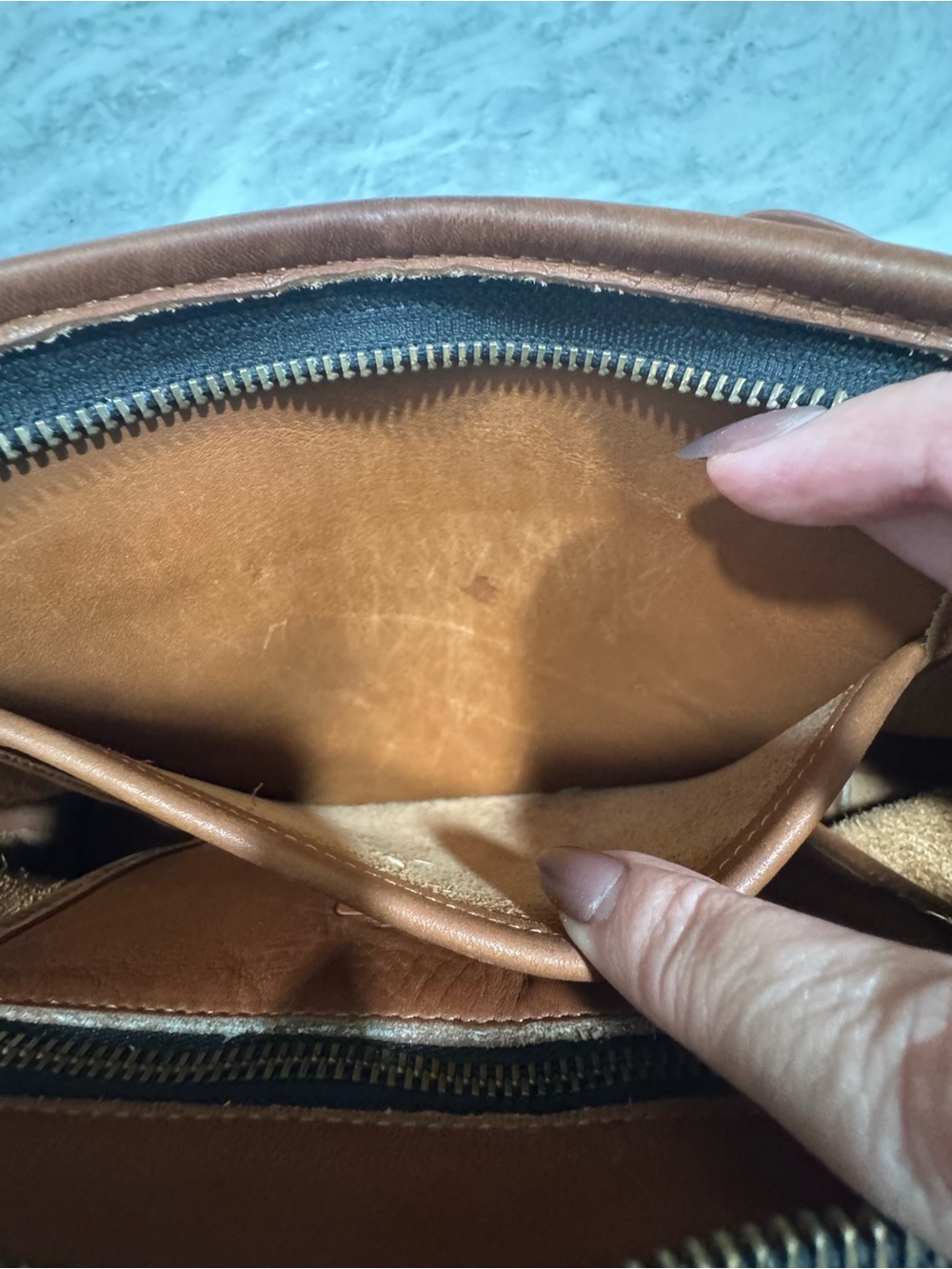 Coach Vintage Baxter British Tan Leather Satchel with Detachable Strap - Picture 9 of 15